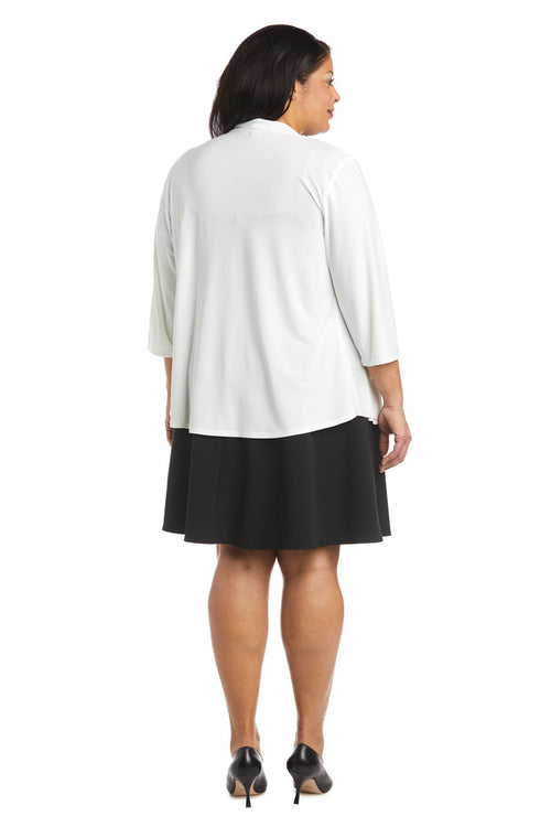 3/4 Sleeve Swing Shrug - Plus