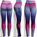 3D printed professional yoga pants for women with elastic training bottoms, high waisted fitness pants, slimming and lifting buttocks - Allen-Fitness
