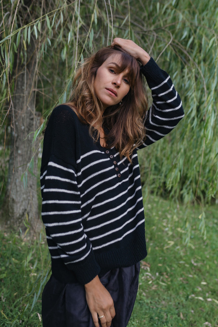 Aiden Classic Breton Style Henley