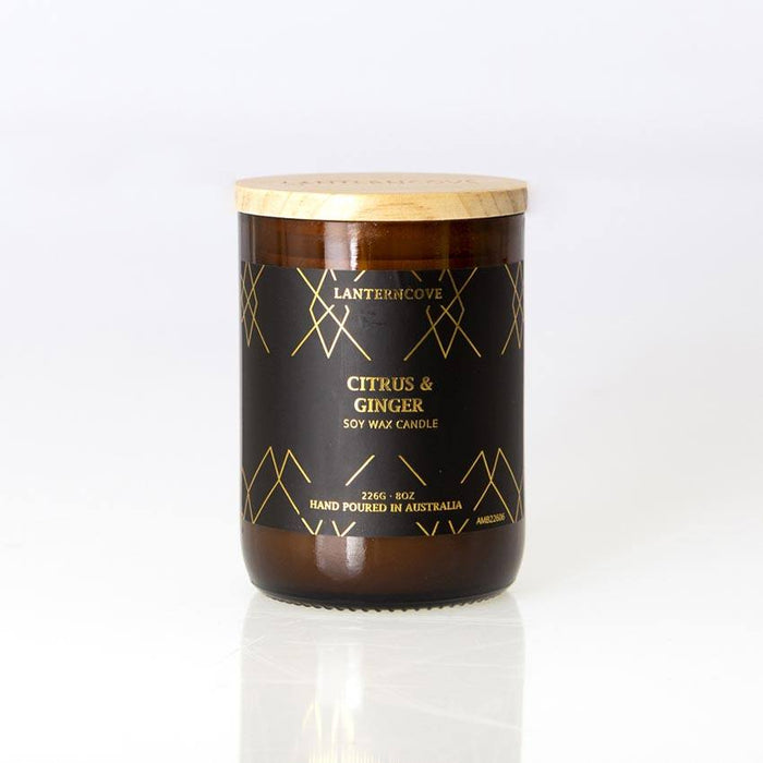 Lantern Cove Amberesque Candle – Citrus & Ginger | Koop.co.nz
