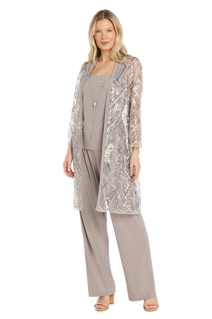 Beaded Embroidered Pantsuit