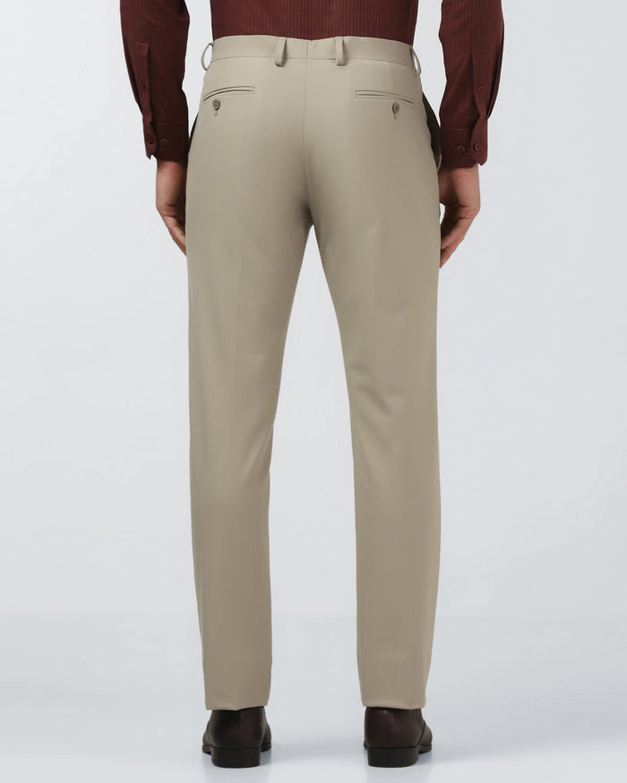 Beige Textured Trouser - Brody