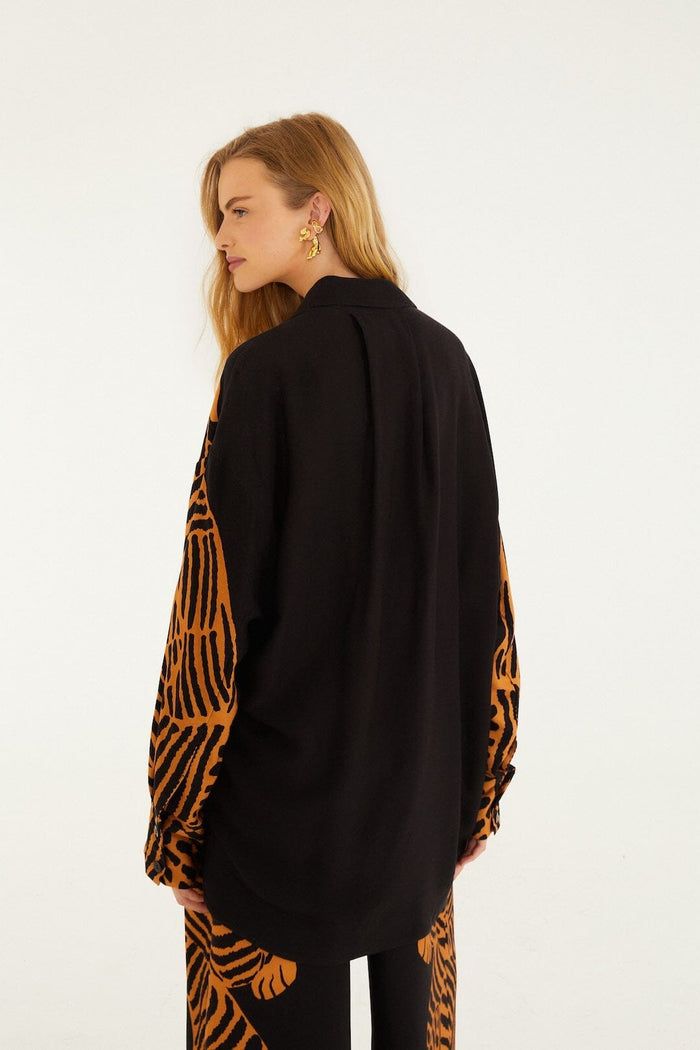 Black Tiger Long Sleeve Shirt
