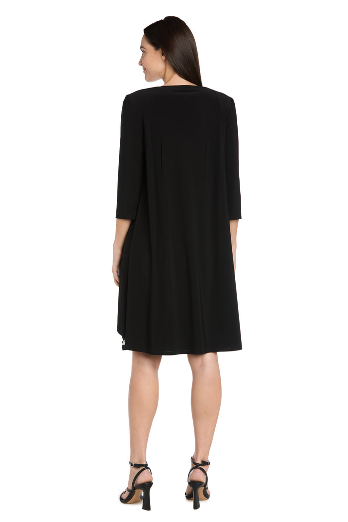 Black & White Geo Jacket Dress
