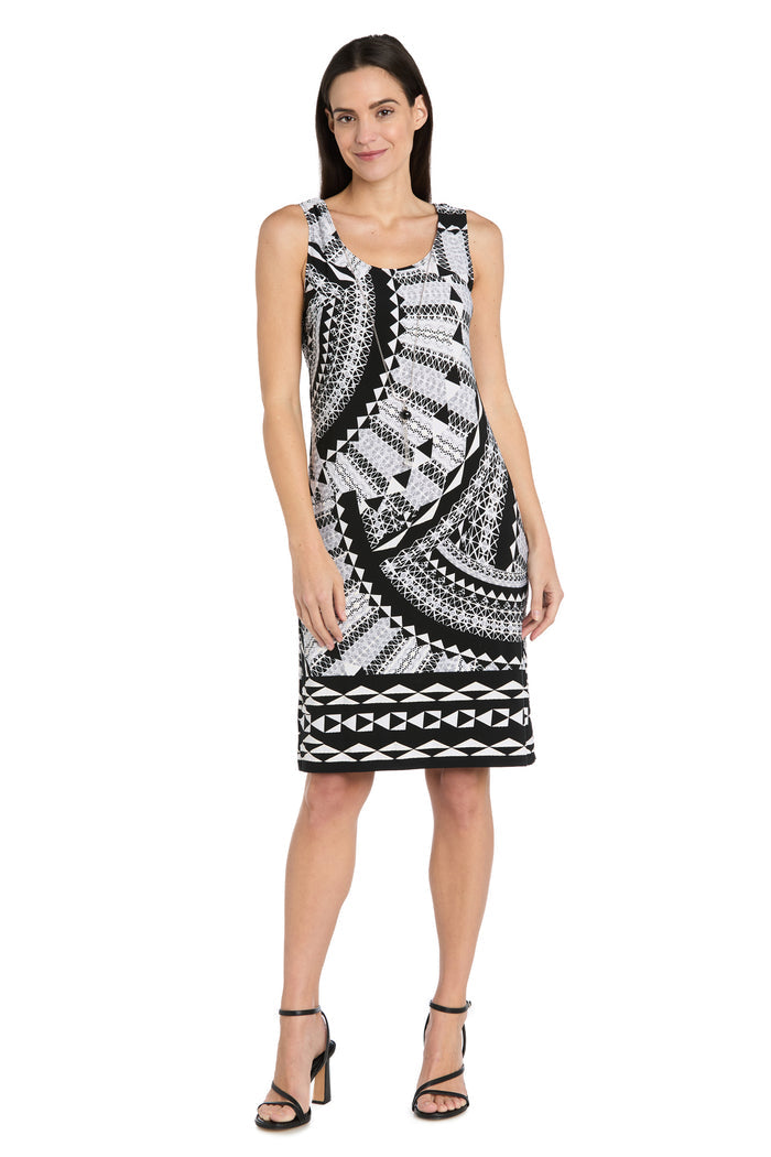 Black & White Geo Jacket Dress