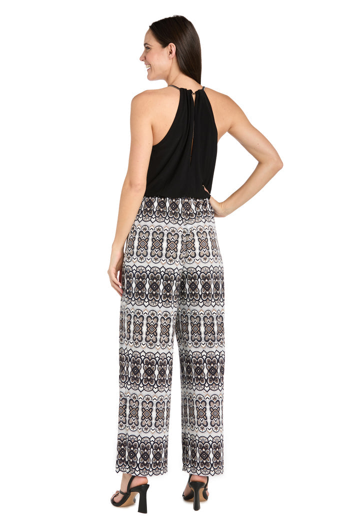 Blouson Neck Chain Jumpsuit