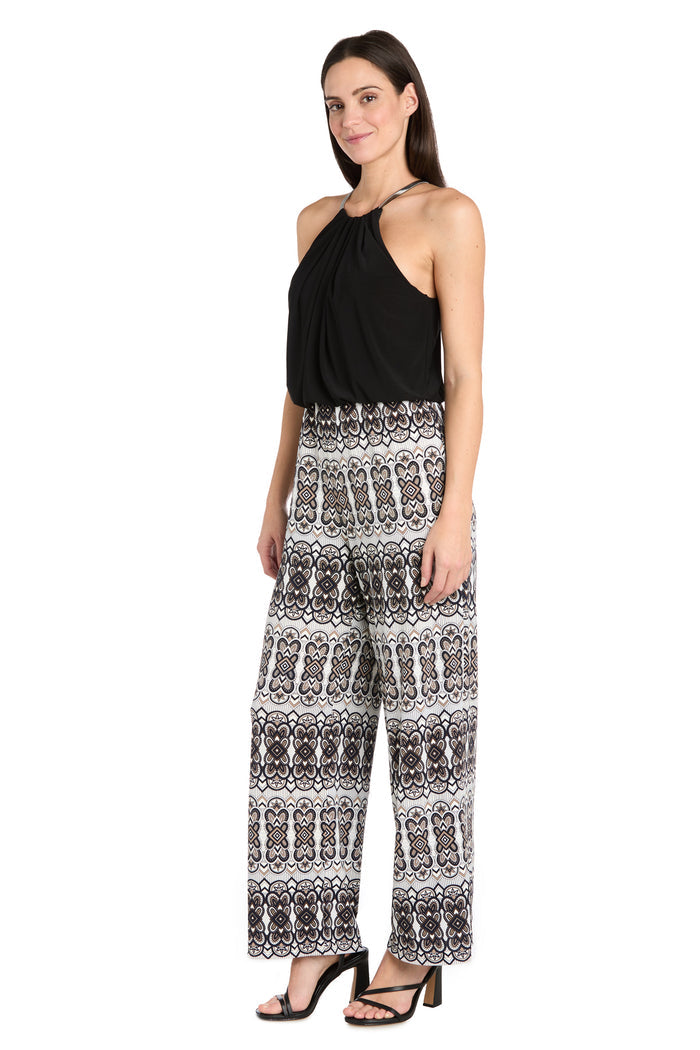 Blouson Neck Chain Jumpsuit