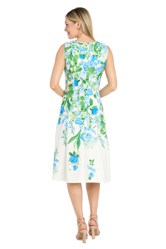 Blush Garden Floral Fit & Flare Dress