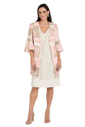 Blush Mosaic Whisper Jacket Dress