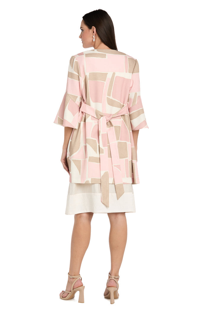 Blush Mosaic Whisper Jacket Dress