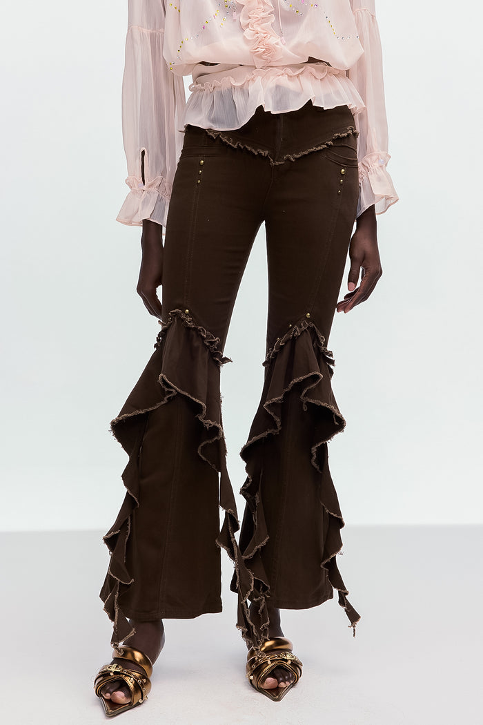 Bomilcar Fringe Bootcut Jeans