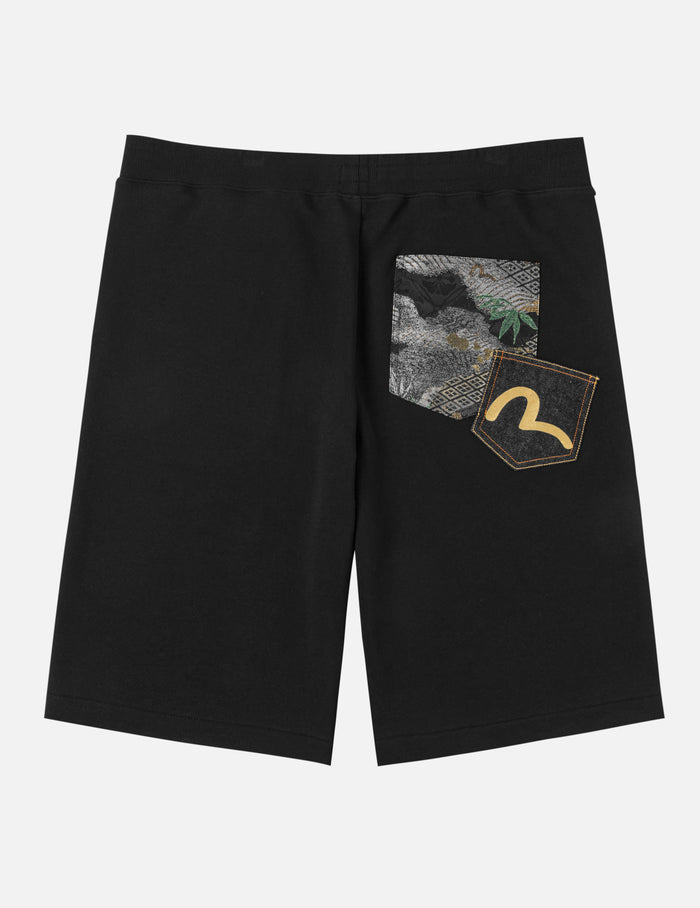 Brocade Patch Sweatshorts