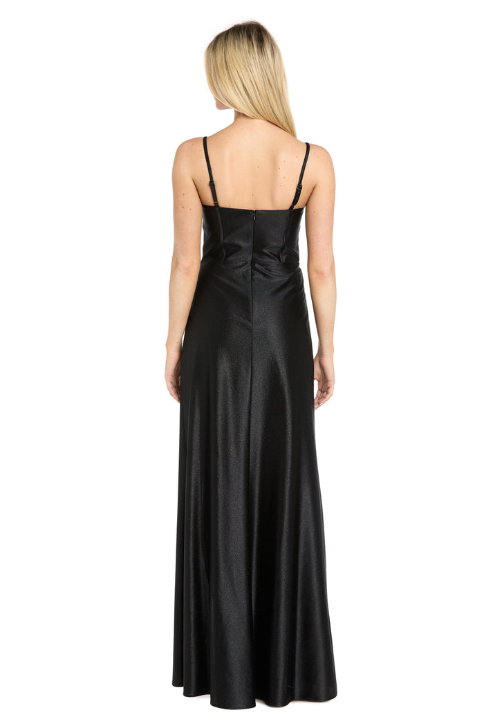 Camille Satin Corset Gown