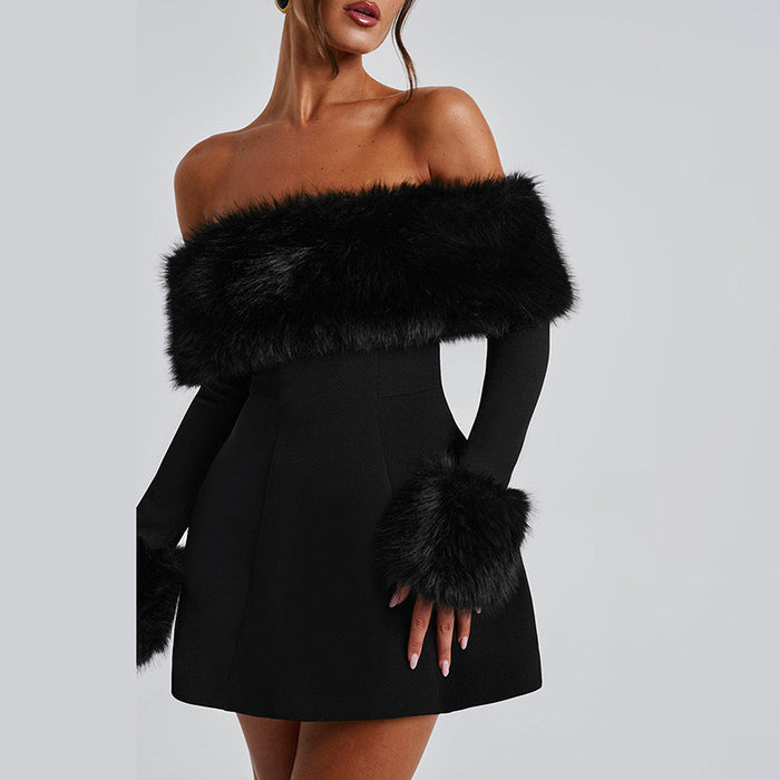 Carnival Mini Dress - Black