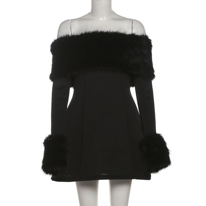 Carnival Mini Dress - Black