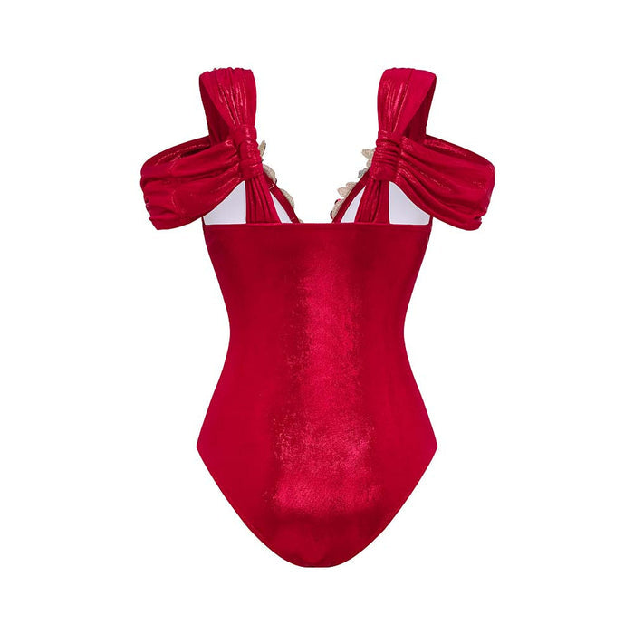 Coastal Chic Swimsuit  - Red