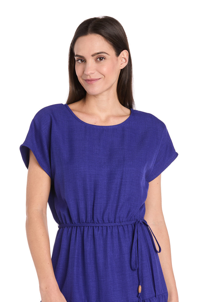 Coastal Drift Linen Dress