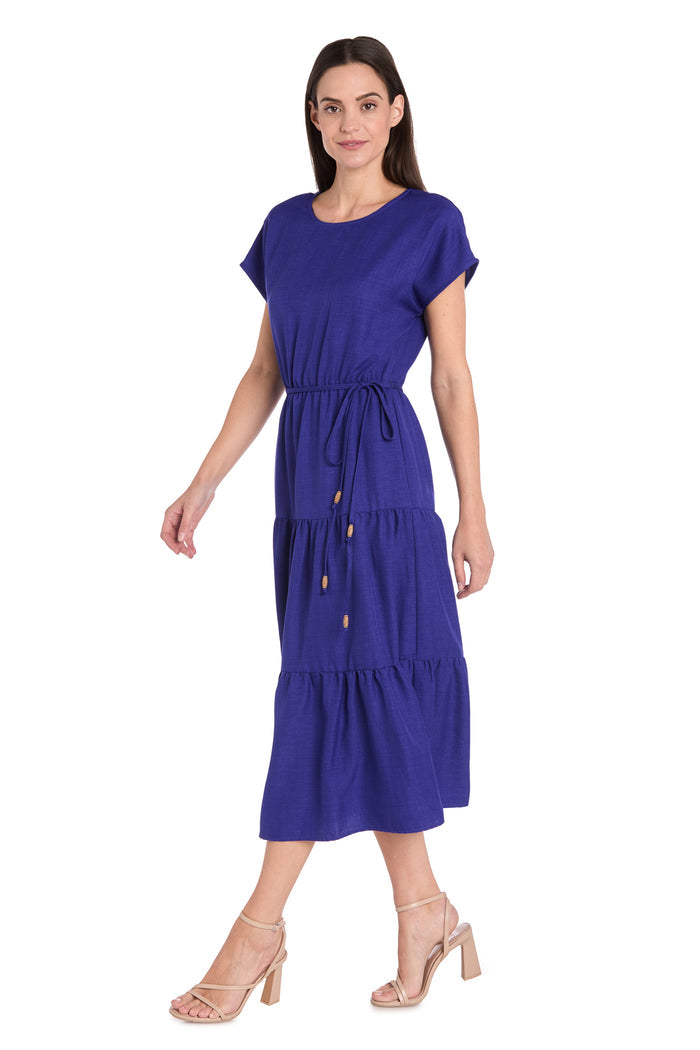 Coastal Drift Linen Dress