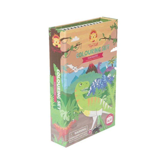 Tiger Tribe Colouring Set - Dinosaurs | Koop.co.nz