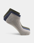 Combed Cotton Ankle Length Socks Pack of 3 - Ace
