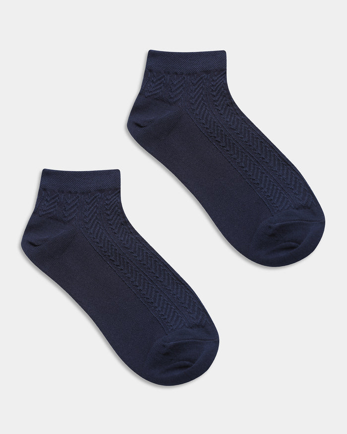 Combed Cotton Ankle Length Socks Pack of 3 - Ace