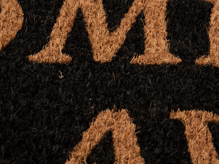 PT Home Come In We're Awesome Doormat - Black/Natural (26x75cm) | Koop.co.nz