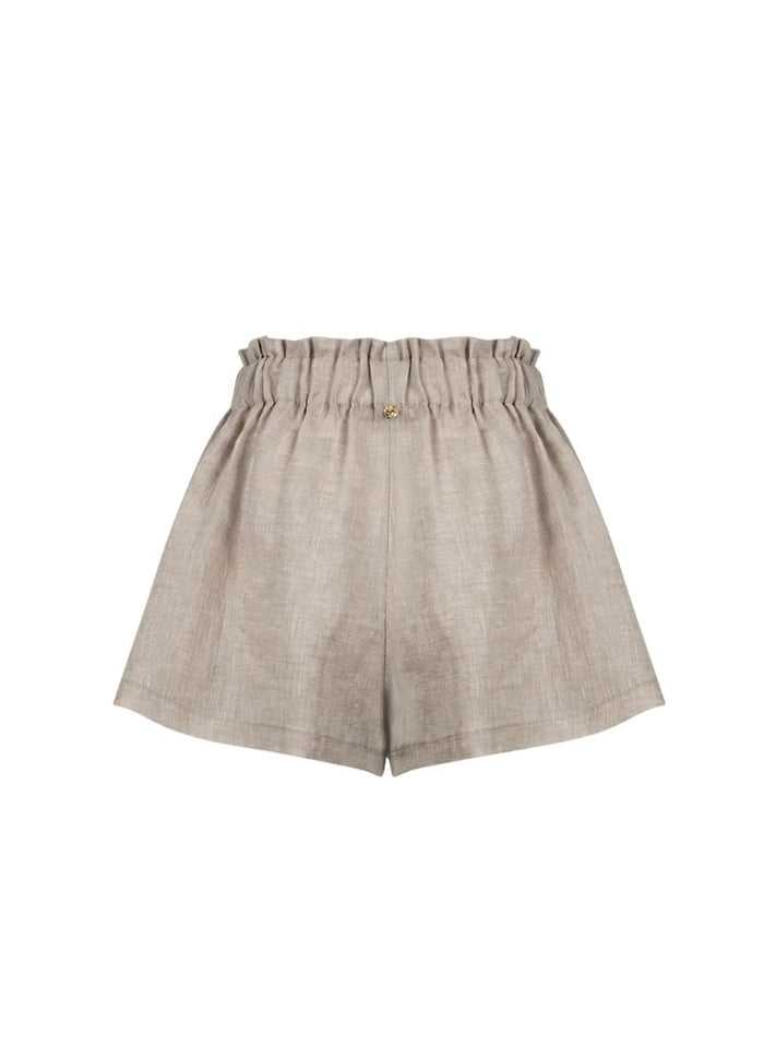 Shorts Apoella Dione Linen Shorts Beige Apoella