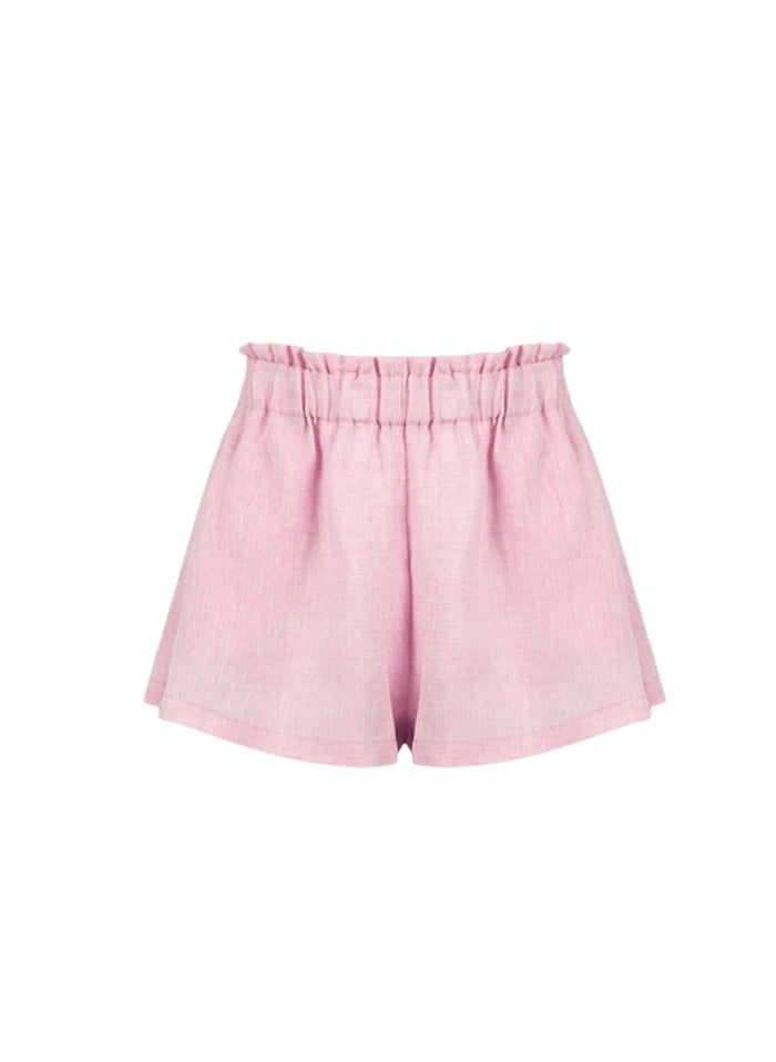 Shorts Apoella Dione Linen Shorts Pink Apoella