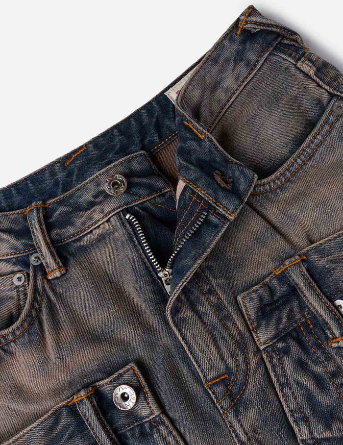 Double Waistband Jeans