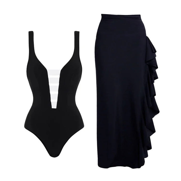 Eclipse Swimsuit Set - Black