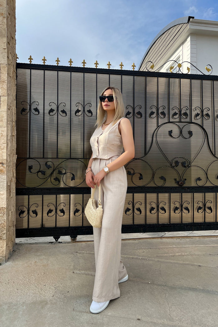 Eda Co-ord - Apricot