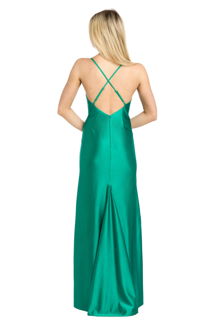 Elise  V-Neck Slip Gown