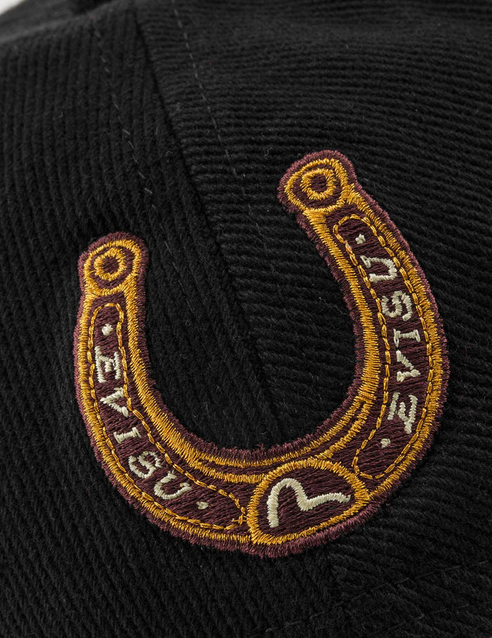 Evisu Logo Embroidery Cap - Black