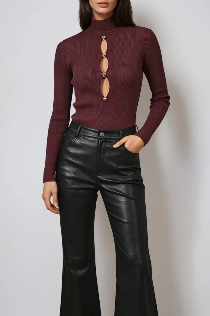 Fani Cutout Knit Top
