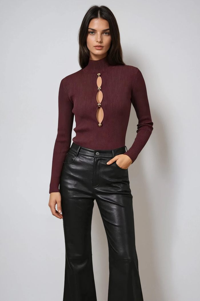 Fani Cutout Knit Top