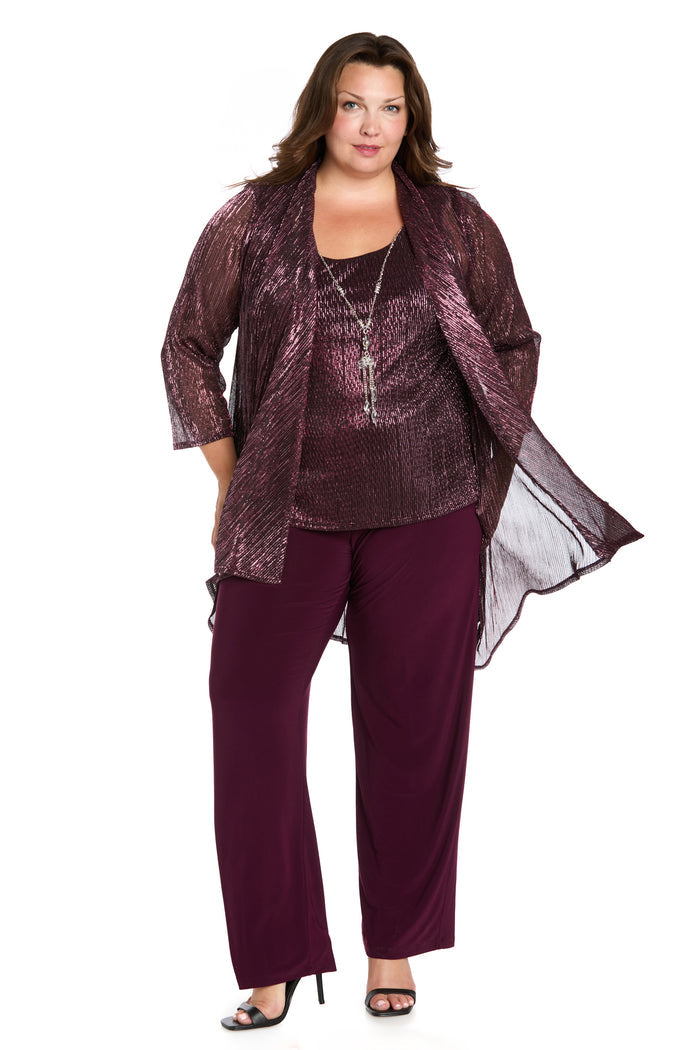Festival Crinkle Duster Pant Set - Plus
