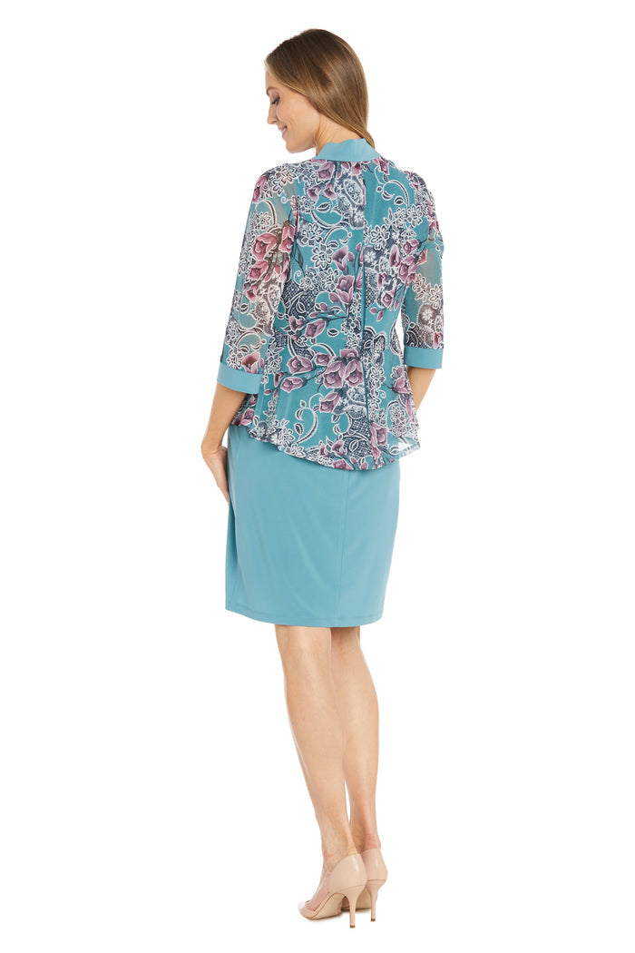 Floral Print Jacket Dress