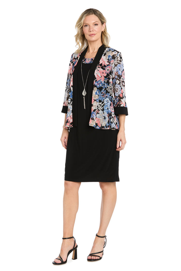 Floral Printed Jacket Dress