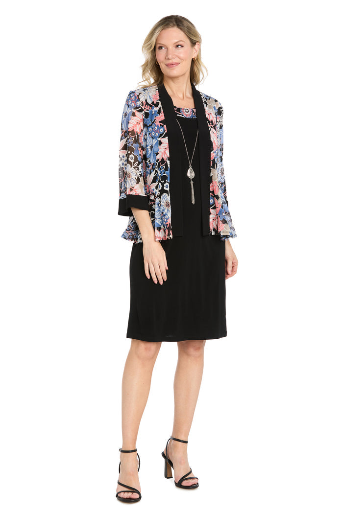 Floral Printed Jacket Dress