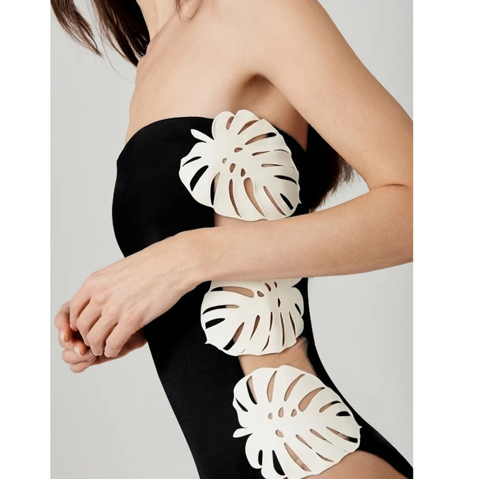 Flowerina Swimsuit - Black