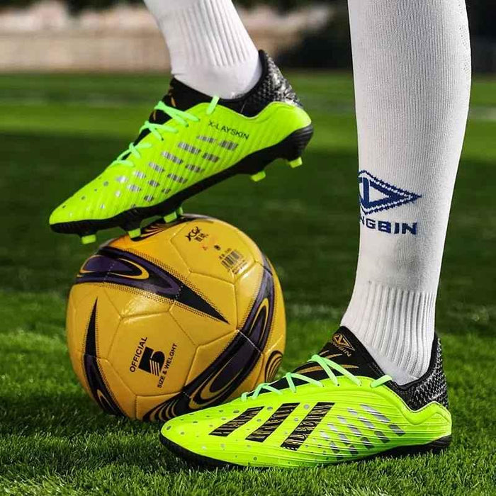 Football Shoes Size 6 - Black | High-Quality & Stylish | Men's Soccer Gear - Allen-Fitness