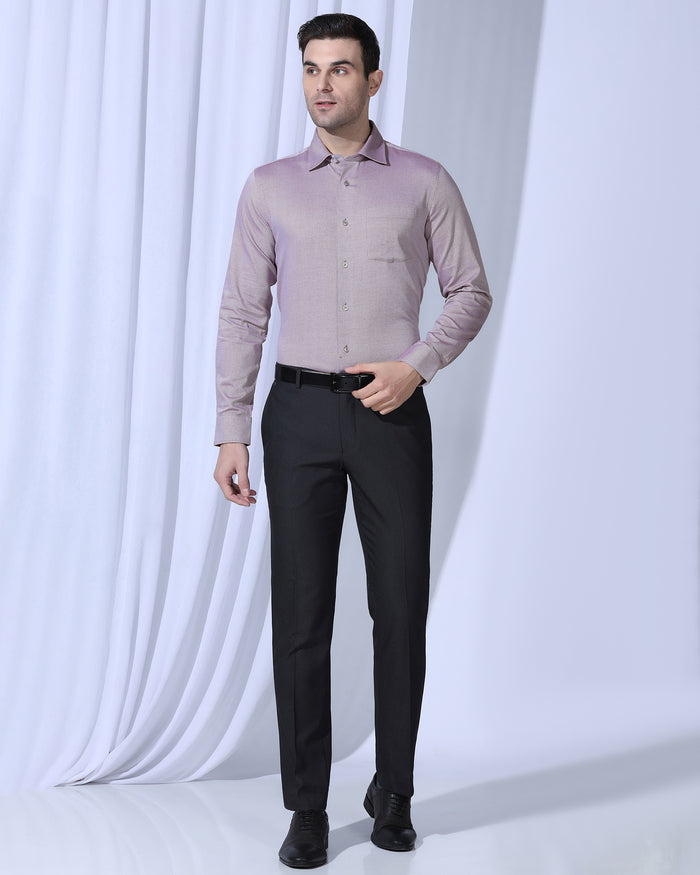 Formal Red Textured Shirt - Quent