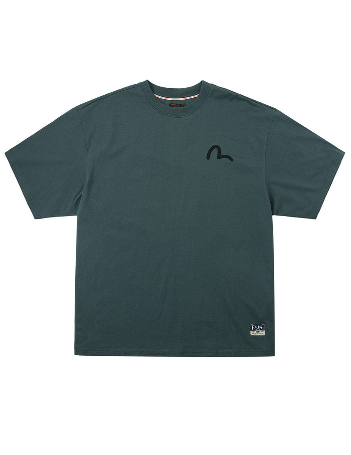 Glitter Seagull Print T-Shirt