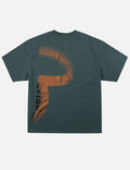 Glitter Seagull Print T-Shirt