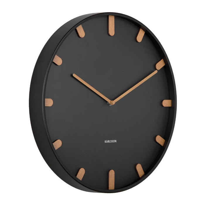 Karlsson Grace Wall Clock - Black (40cm) | Koop.co.nz