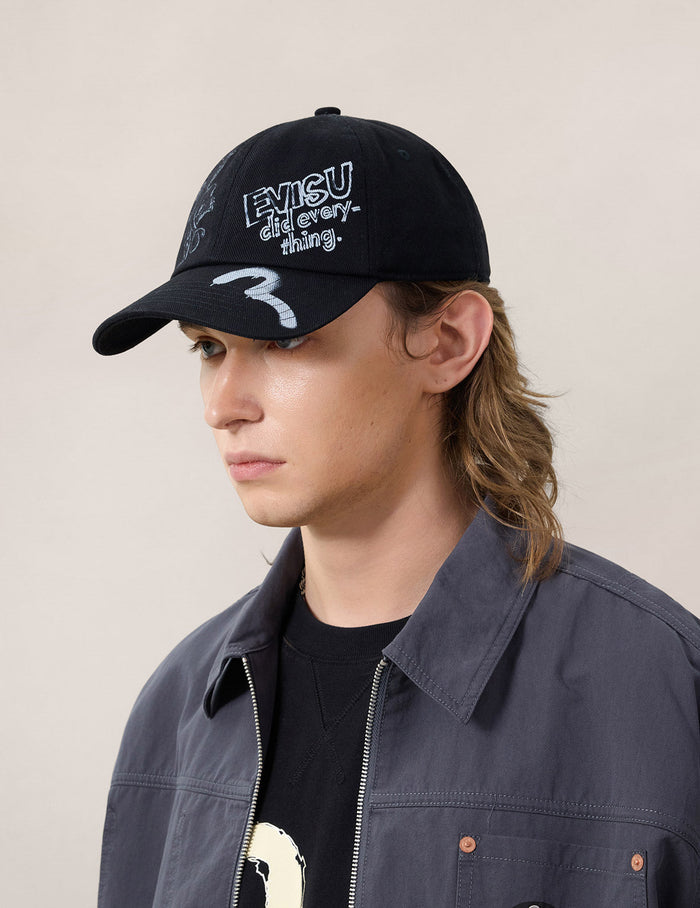 Hand-drawn style Brand Motif Cap