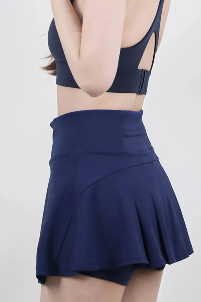 High Waist Pleated Active Skirt - Premium Fitness & Activewear for Men & Women|UK