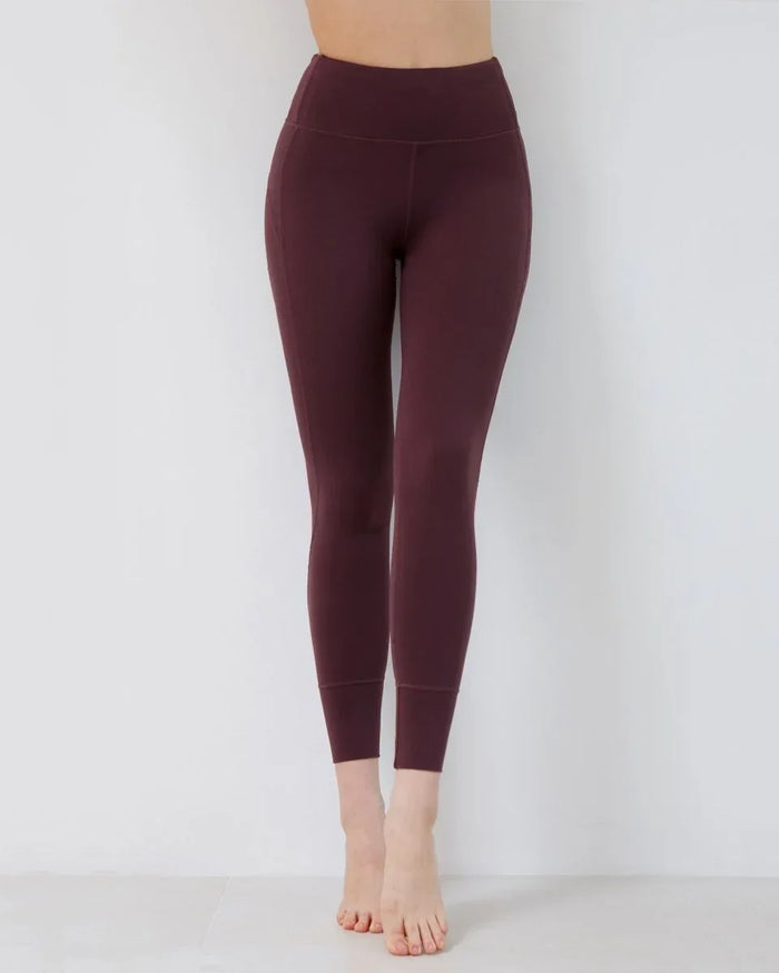 High-Waisted Jogger Leggings 28" - Coziplex™ Soft Compression Fabric for Yoga & Training - Allen-Fitness