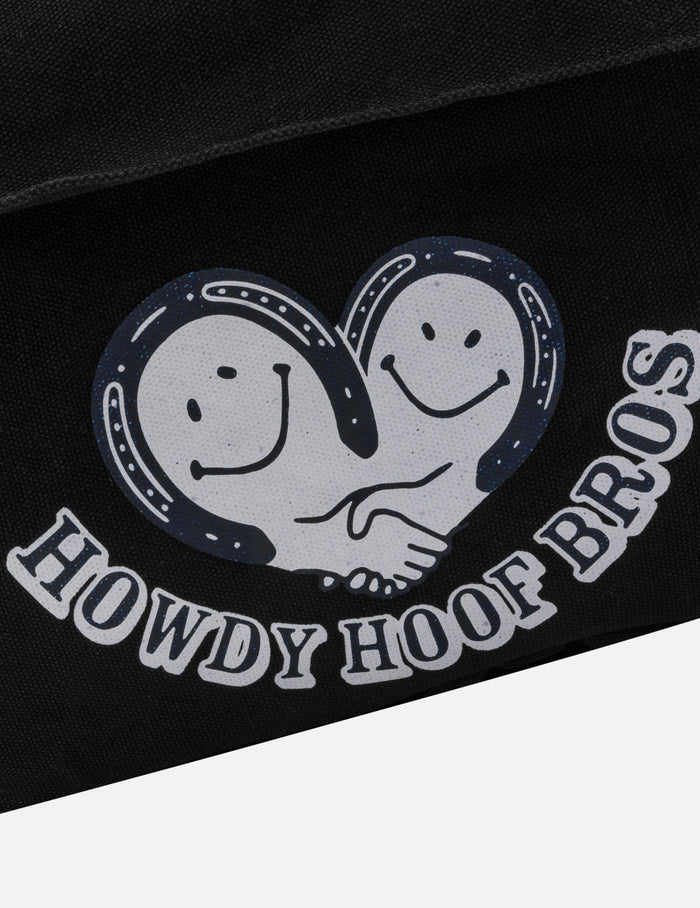 Howdy Hoof Bros Heavy Washed Messenger Bag