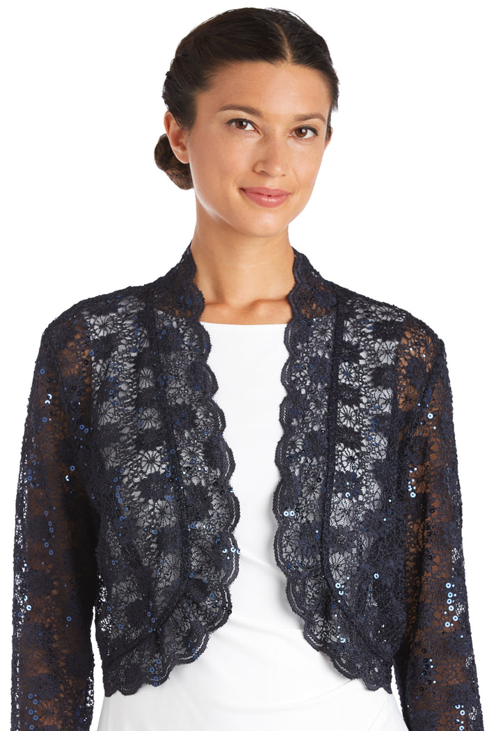 Lace Bolero with Scalloped Edges